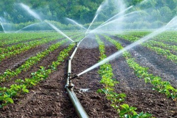 اجرای طرح آبیاری نوین در زمین‌های زراعی در شهرستان مرند