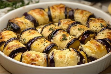 طرز تهیه رولت بادمجان با گوشت چرخ کرده