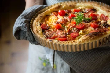 طرز تهیه تارت گوجه فرنگی به روش ایتالیایی