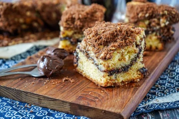 کیک دارچینی با استروزل شکلاتی؛ خوشمزه‌ترین کیک دارچینی