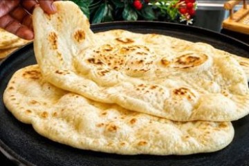 طرز تهیه نان لواش و تافتون تابه ای سریع و آسان در خانه